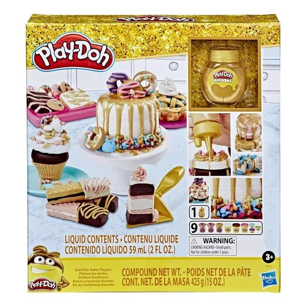 Play - Doh - Coffret pâtisseries dorées - La trésorerie d'Olivia