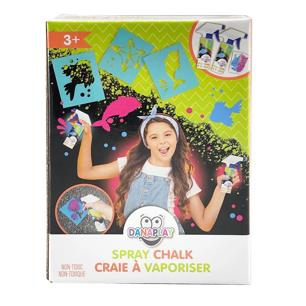 Danaplay - Craie à vaporiser avec pochoirs - La trésorerie d'Olivia