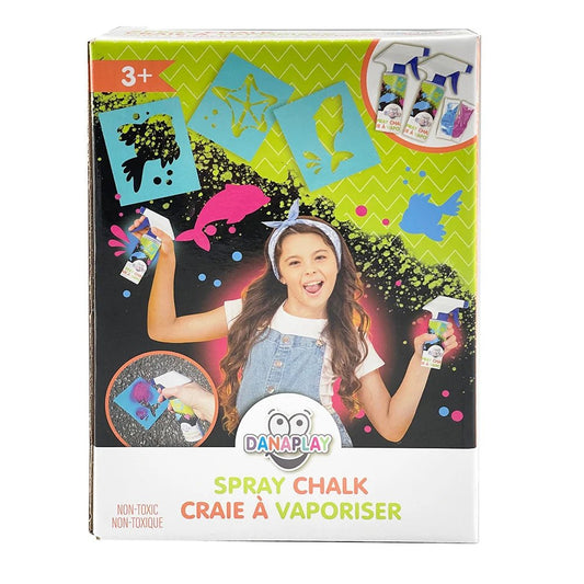 Danaplay - Craie à vaporiser avec pochoirs - La trésorerie d'Olivia
