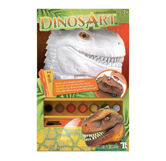 DinosArt - Tirelire de souhaits à peindre - La trésorerie d'Olivia