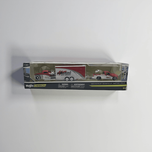 MAISTO Design - Team Haulers - 1993 Chevrolet 454 SS Pick - up / 1936 Chevy Pick - up - La trésorerie d'Olivia