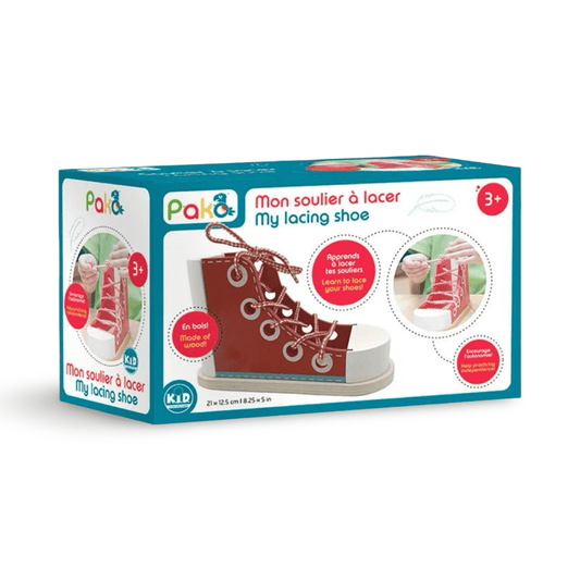 Pakö - Mon soulier à lacer en bois - La trésorerie d'Olivia