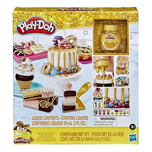 Play - Doh - Coffret pâtisseries dorées - La trésorerie d'Olivia